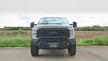 71-11390HPW, Ford, Ford F-250 Super Duty, Ford F-350 Super Duty, Ford F-450 Super Duty, Ford F-550 Super Duty, 2023, 2024, 23, 24, All F-250 Super Duty models, All F-350 Super Duty models, All F-450 Super Duty models, All F-550 Super Duty models, Heavy Duty, Fortis HD Bumpers, Front, HD Bullnose Bumpers, Featured Products