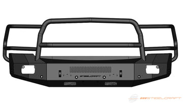 Steelcraft Fortis Maxx Front Bumper ·Ultimate Protection & Style for RAM 2500/3500 2010-2018 (Part #72-12260) 
