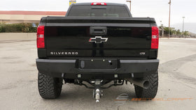 Steelcraft Fortis Rear Bumper | 2011-2019 Chevrolet Silverado 2500/3500 | Textured Black| Model 76-20410