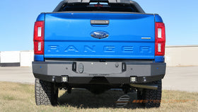 Steelcraft Fortis Rear Bumper | 2019-2023 Ford Ranger | Textured Black | Model 76-21340 - 0