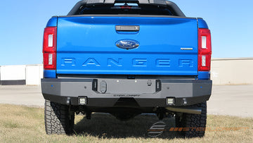 Steelcraft Fortis Rear Bumper | 2019-2023 Ford Ranger | Textured Black | Model 76-21340 - 0
