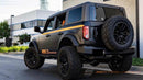 Steelcraft Fortis Rear Bumper | 2021-2026 Ford Bronco Swing gate limited to 90-degrees | Textured Black| Model 76-21350-1