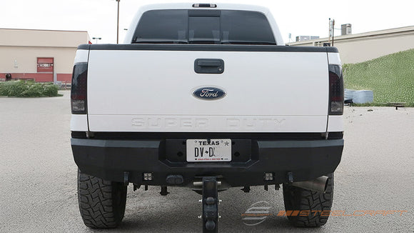 Steelcraft Fortis Rear Bumper | 1999-2016 Ford Super Duty | Textured Black| Model 76-21370