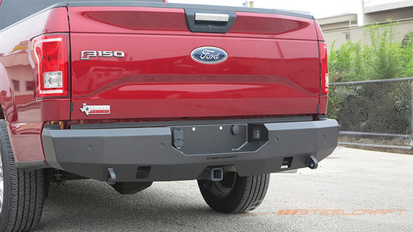 Steelcraft Fortis Rear Bumper | 2015-2026 Ford F150 | Textured Black| Model 76-21420