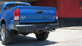 Steelcraft Fortis Rear Bumper | 2016-2023 Toyota Tacoma | Textured Black| Model 76-23420 - 0