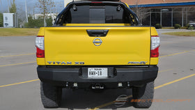 Steelcraft Fortis Rear Bumper | 2016-2024 Nissan Titan XD / 17-24 Nissan Titan | Textured Black| Model 76-24080