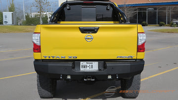 Steelcraft Fortis Rear Bumper | 2016-2024 Nissan Titan XD / 17-24 Nissan Titan | Textured Black| Model 76-24080