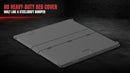 Steelcraft heavy-duty aluminum diamond-plate truck bed cover with locking access panels and reinforced frame  HD Heavy-Duty Bed Cover -  Built like a Steelcraft Bumper