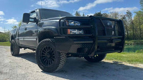 Steelcraft HD Front Bumper Replacements | 2003-2006 Chevrolet Silverado 2500/3500  With Receiver | Black Model HD10400R - 0