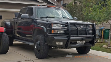 Steelcraft HD Front Bumper Replacements | 2003-2006 Chevrolet Silverado 2500/3500  With Receiver | Black Model HD10400R