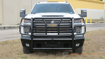 Steelcraft HD Front Bumper Replacements | 2020-2023 Chevrolet Silverado 2500/3500  With Receiver | Black Model HD10447RC - 0