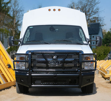 Steelcraft HD Front Bumper Replacements | 2015-2026 Ford Ford E-250/E-350/E-450 With Receiver | Black Model HD11700R