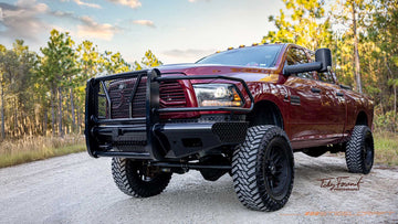 Steelcraft HD Front Bumper Replacements | 2019-2024 RAM 1500  With Receiver & Accomodates Front Camera, Excl. Classic, Rebel, TRX & 2020+ EcoDiesel | Black Model HD12270RC