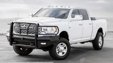 Steelcraft HD Front Bumper Replacements | 2019-2026 RAM 2500/3500  Winch Ready - With Receiver/Accomodates Front Camera & Adaptive Cruise Control | Black Model HD12280RCW