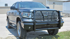 Steelcraft HD Front Bumper Replacements | 2014-2021 Toyota Tundra With Receiver & Accomodates Front Camera | Black Model HD13380RC