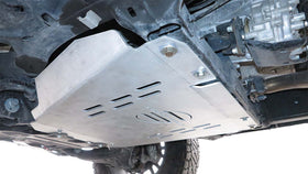 Steelcraft HD Skid Plate | 2024-2026 Toyota Tacoma & 2025-2026 Toyota 4Runner Transmission Skid Plate W/Cat Guard | Raw Aluminum | Model HD1430SKD - 0