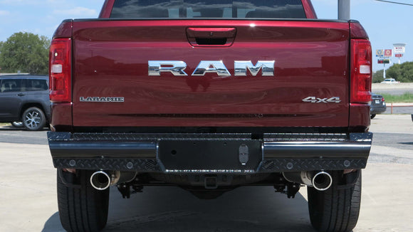 Steelcraft HD Rear Bumper Replacements | 2025-2026 RAM 1500 (No DRVM) Rear | Black | Model HD22275