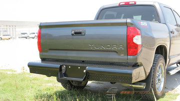 HD23380, Toyota, Toyota Tundra, 2014, 2015, 2016, 2017, 2018, 2019, 2020, 2021, 14, 15, 16, 17, 18, 19, 20, 21, All Tundra models, Heavy Duty, Elevation Replacements, Rear, HD Rear Bumper Replacements, Black, Steelcraft Automotive, Tundra, 2014-2021