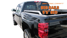 Steelcraft Bed Rails | 2007-2013 Chevrolet Silverado 5.5` Bed   | S/S| Model 602137