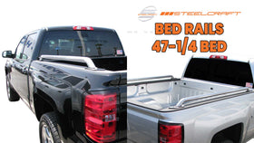 Steelcraft Bed Rails |  Universal Bed Rails Length 47-1/4  (Drill Mount) | S/S | Model 600017