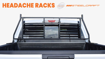 Steelcraft Headache Rack | 1988-2026 GM Fullsize, 94-26 Dodge RAM, 07-26 Toyota Tundra, 97-25 Ford F150, 17-26 Super Duty, 19-26 RAM 1500 All (Excl. 99-16 SuperDuty, 04-14 Titan) | Black | Model 90001