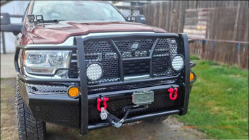 Customer review of Steelcraft HD12280RCW 2019-2026 Ram 2500/3500 HD front bumper with winch capability, factory camera support, and heavy-duty brush guard protection