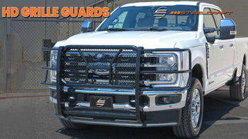 50-1320, Ford, Ford F-250 Super Duty, Ford F-350 Super Duty, Ford F-450 Super Duty, Ford F-550 Super Duty, 2008, 2009, 2010, 8, 9, 10, All F-250 Super Duty models, All F-350 Super Duty models, All F-450 Super Duty models, All F-550 Super Duty models, Heavy Duty, HD Grille Guards