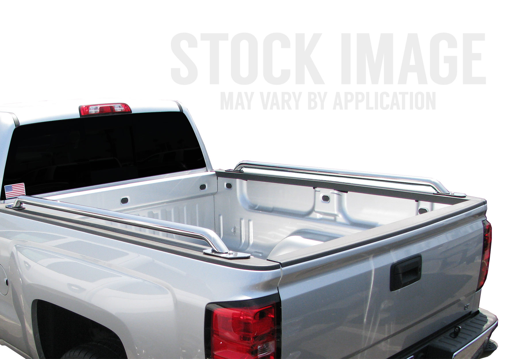 Stainless Steel Truck Side Bed Rails 07-On W/New Body Style Bed 6-1/2 Steelcraft 602147 07-13 Chevy Silverado/Sierra 1500/2500/3500 6ft