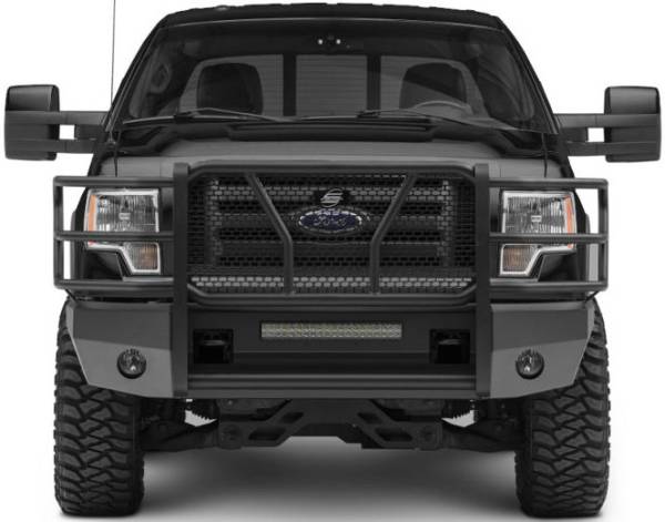 Steelcraft - Steelcraft AL60-11360 Elevation Aluminum Front Bumper, Fine Textured Black