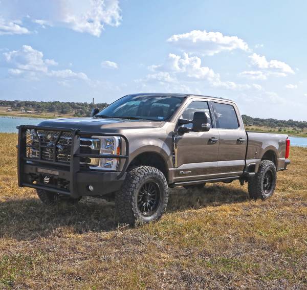 Steelcraft - Steelcraft AL60-11390CC Elevation Aluminum Front Bumper, Fine Textured Black