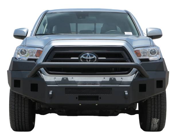 Steelcraft - Fortis Bull Nose Front Winch Bumper, Fine Texture Black