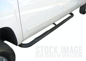 Steelcraft 200100 3" Round Sidebars, Black