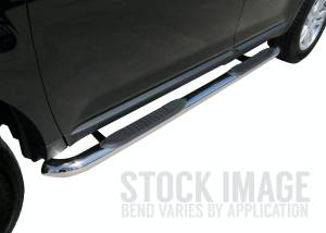 Steelcraft 202237 3" Round Sidebars, Stainless Steel