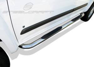 Steelcraft 202617 3" Round Sidebars, Stainless Steel