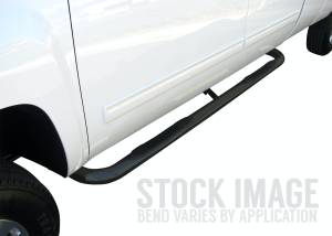 Steelcraft 220300 3" Round Sidebars, Black