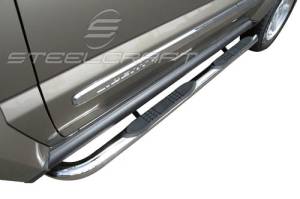 Steelcraft 220707 3" Round Sidebars, Stainless Steel
