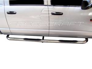 Steelcraft 221507 3" Round Sidebars, Stainless Steel