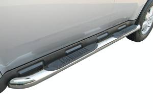 Steelcraft 233807 3" Round Sidebars, Stainless Steel