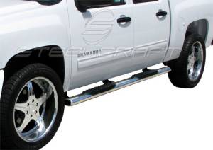 Steelcraft 402229 5" Oval Sidebars, Stainless Steel