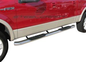 Steelcraft 413809P 5" Oval Premium Sidebars, Stainless Steel
