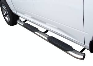 Steelcraft 423809P 5" Oval Premium Sidebars, Stainless Steel