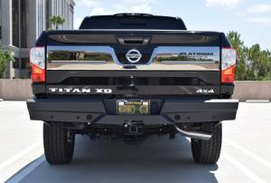 Elevation Rear Bumper, Fine Texture Black