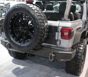 Steelcraft 65-92510 Full Width Rear Bumper, Textured Black