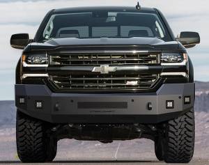 Fortis Front Bumper, Fine Texture Black