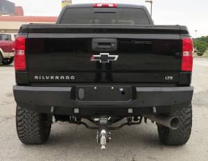 Fortis Rear Bumper, Fine Texture Black