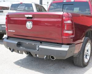 Fortis Rear Bumper, Fine Texture Black