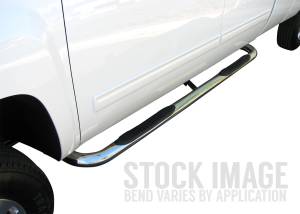 Steelcraft 201307 3 inch Round Sidebars, Stainless Steel