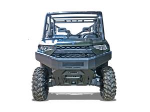 Steelcraft 70-3010 UTV Front Bumper Overlay, Fine Textured Black
