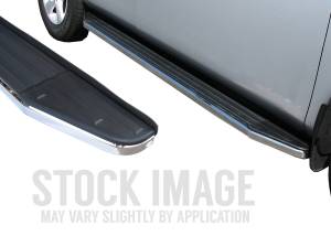 Steelcraft 103010 STX100 Running Boards, Black With Stainless Steel Trim