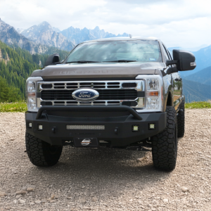 Fortis Bull Nose Front Bumper, Fine Texture Black